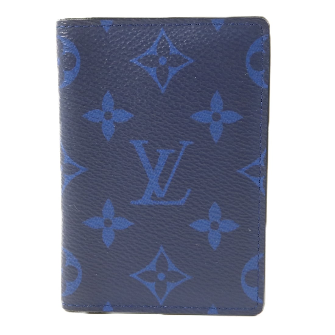 Louis Vuitton Taigarama Blue Pocket Organizer Card Case: Louis Vuitton Taigarama Blue Pocket Organizer Card Case This Louis Vuitton Pocket Organizer Card Case from the Taigarama collection is crafted from durable PVC coated canvas in blue. Designed for men,