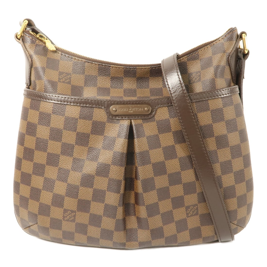 Louis Vuitton Damier Ebene Bloomsbury PM Brown Shoulder Bag GHW: Louis Vuitton Damier Ebene Bloomsbury PM Brown Shoulder Bag GHW This Louis Vuitton Bloomsbury PM shoulder bag features the signature Damier Ebene brown PVC coated canvas, offering both style and durab