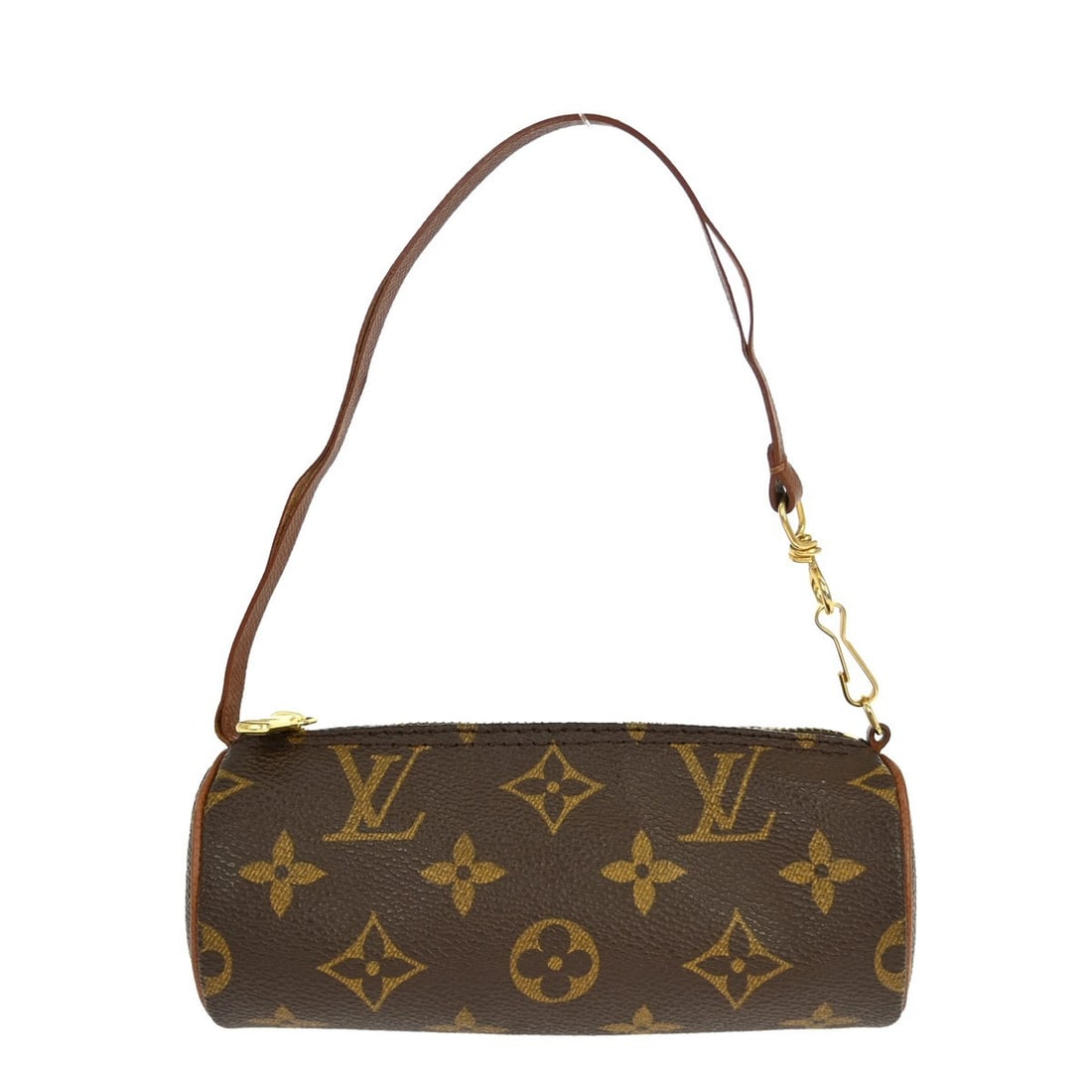 Louis Vuitton Papillon monogram canvas micro handbag with pouch: Louis Vuitton Papillon monogram canvas micro handbag with pouch This is a vintage Louis Vuitton Papillon micro handbag featuring the iconic monogram canvas. The bag includes an attached pouch and is d