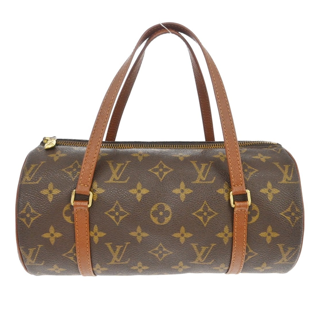 Louis Vuitton Papillon 26 Monogram Canvas Top Handle Bag: Louis Vuitton Papillon 26 Monogram Canvas Top Handle Bag This Louis Vuitton Papillon 26 handbag features the iconic monogram canvas leather exterior with double handles and a top zipper closure. The m