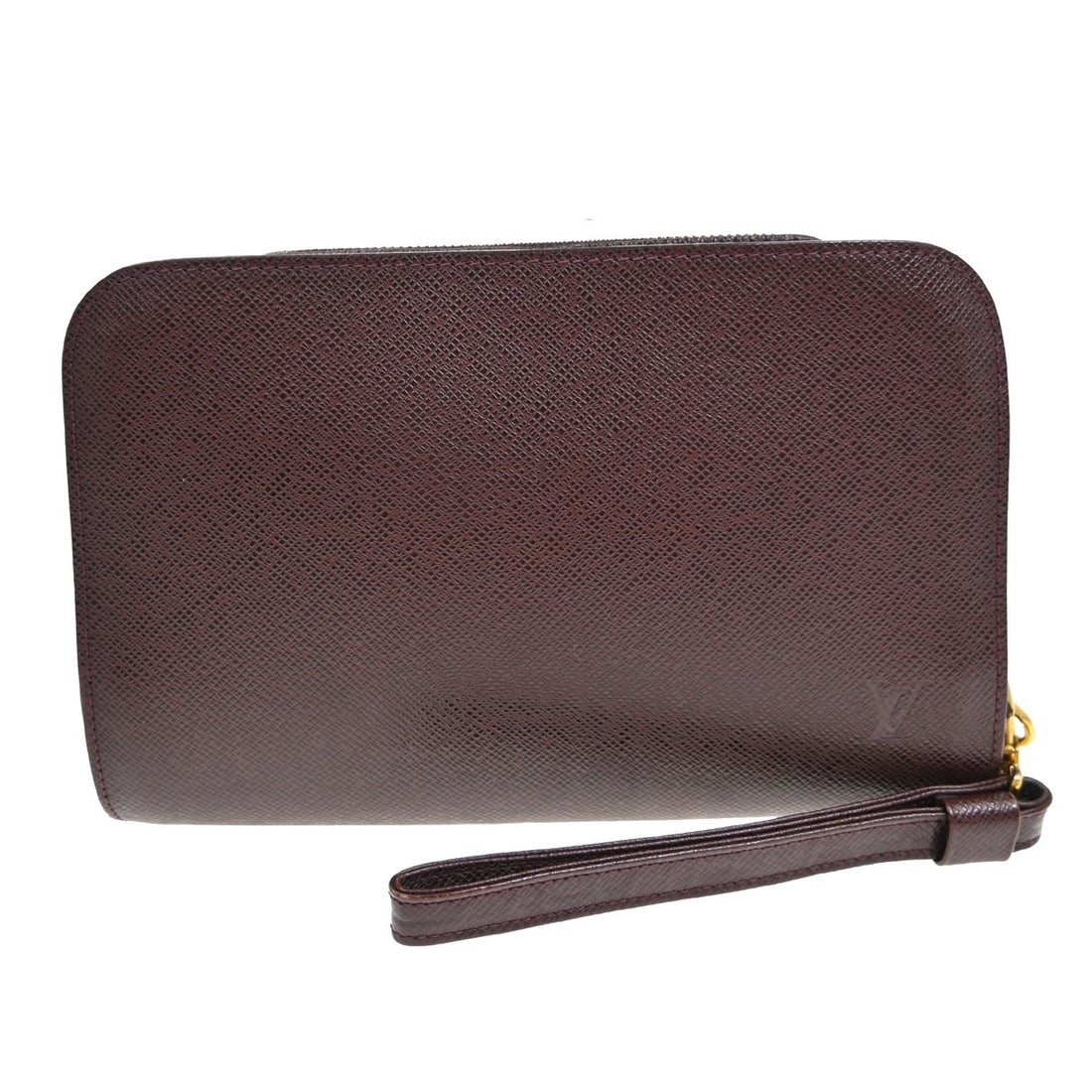 Louis Vuitton Taiga Baikal Purple Leather Clutch Bag: Louis Vuitton Taiga Baikal Purple Leather Clutch Bag This Louis Vuitton Baikal clutch bag features a purple Taiga leather exterior and a compact small size. Designed for women, the clutch offers pract