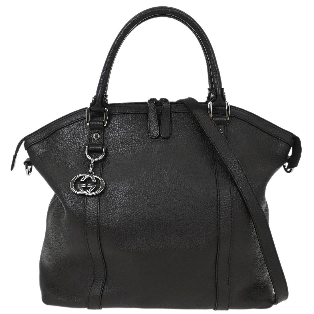 Large Gucci Tote Vintage Dark Brown Leather Bag 339551 204046: Large Gucci Tote Vintage Dark Brown Leather Bag 339551 204046 This Gucci black leather handbag is a stylish and practical accessory, perfect for everyday use. The large tote design offers ample space 