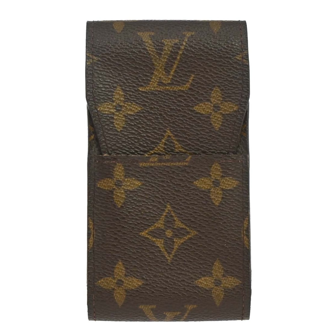 Louis Vuitton Monogram Cigarette Case Etui M63024 France: Louis Vuitton Monogram Cigarette Case Etui M63024 France This Louis Vuitton Monogram Etui Cigarette Case M63024 is a compact accessory crafted in France. It features the iconic monogram canvas and is 