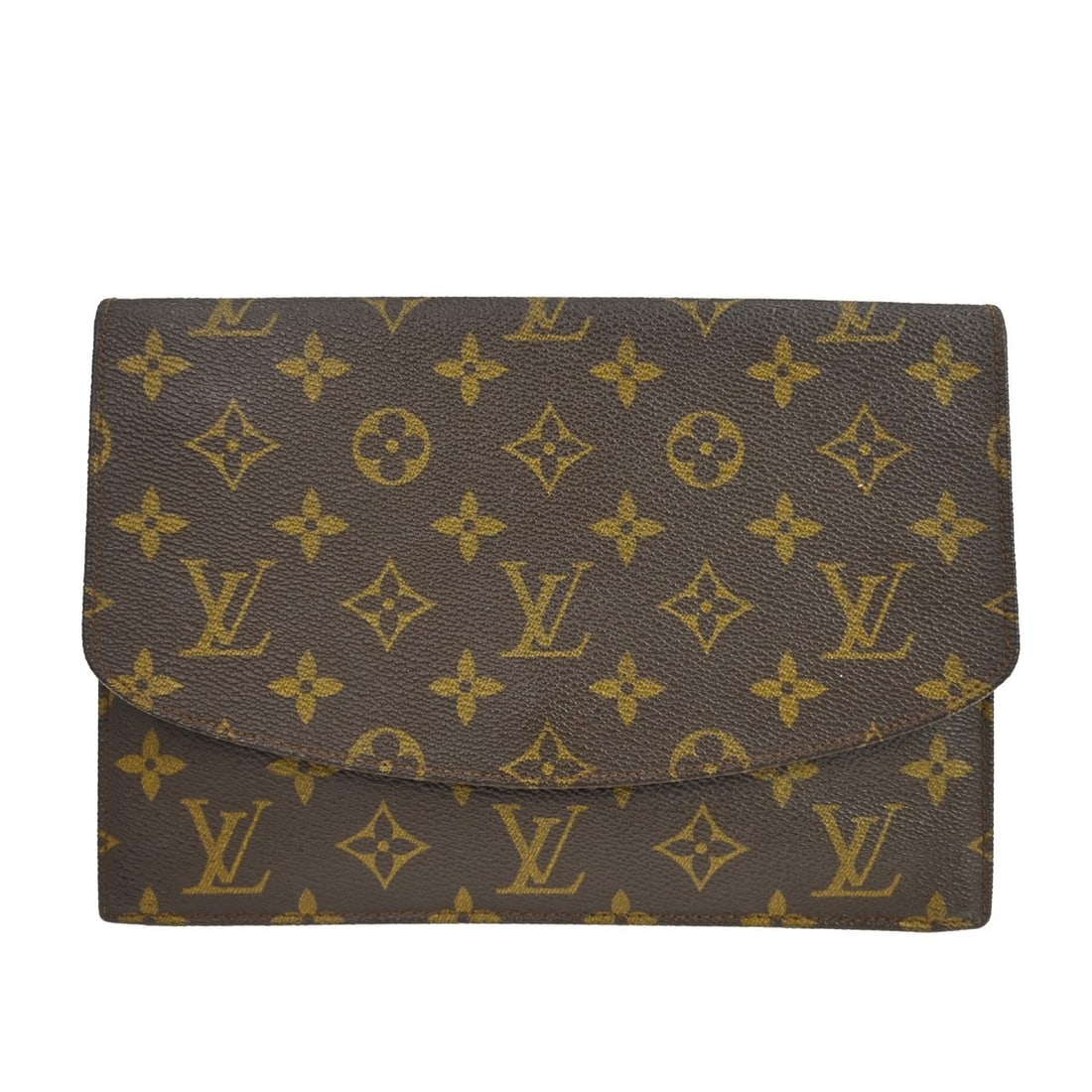 Louis Vuitton Monogram Pochette Rabat 23 Snap Clutch Bag: Louis Vuitton Monogram Pochette Rabat 23 Snap Clutch Bag This vintage Louis Vuitton Monogram Pochette Rabat 23 clutch bag features the iconic monogram canvas exterior with a snap closure and logo acce