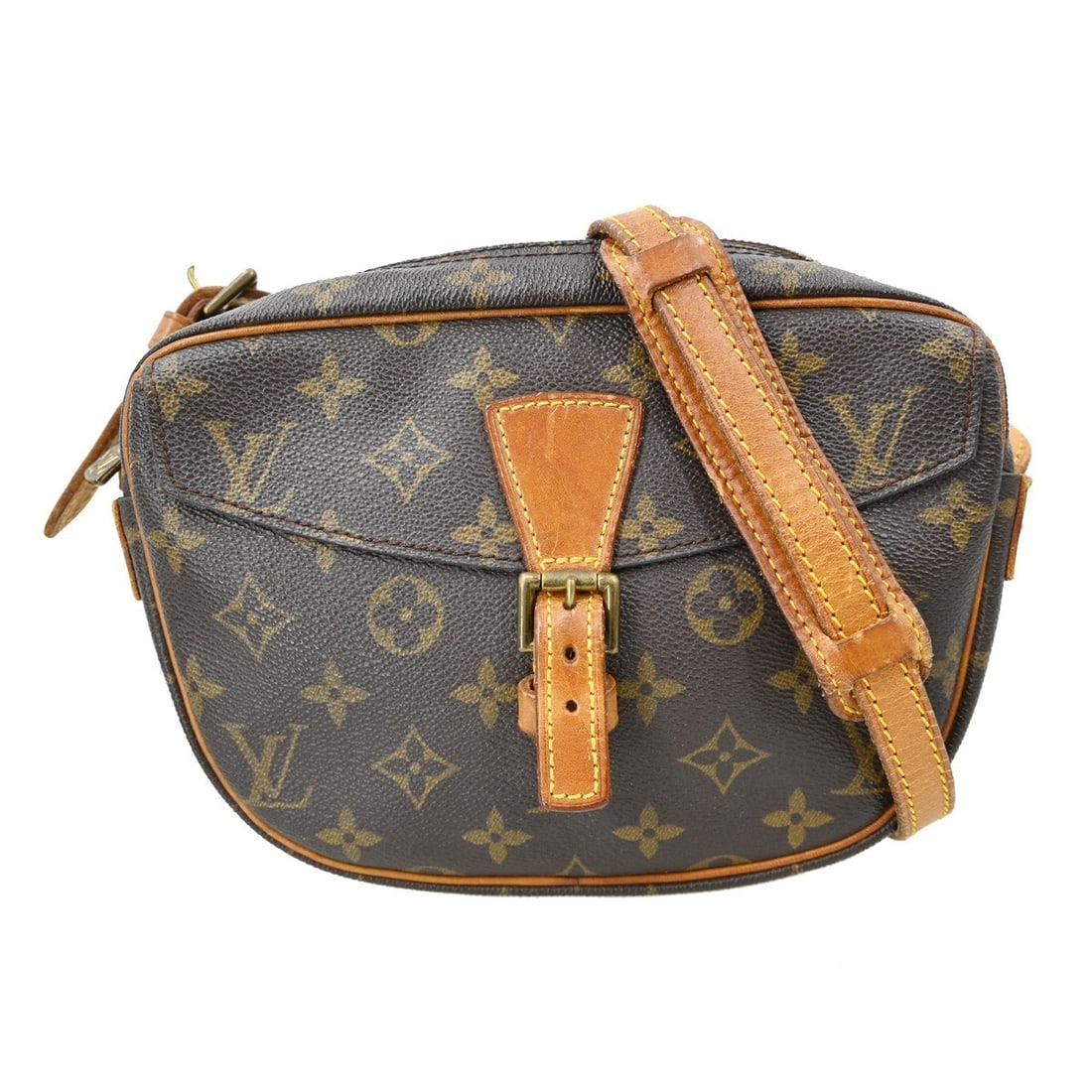 Louis Vuitton Jeune Fille PM Monogram Crossbody Bag: Louis Vuitton Jeune Fille PM Monogram Crossbody Bag This Louis Vuitton Jeune Fille PM shoulder bag features the classic Monogram canvas exterior with a beige crossbody strap and zip closure. Designed 