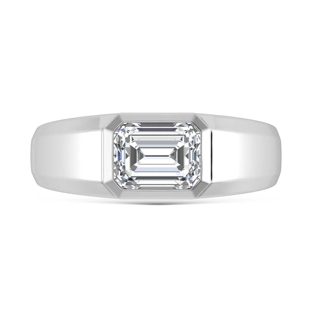 14K White Gold Lab Grown Diamond 2 Ct.Tw. Mens Band: 14K White Gold Lab Grown Diamond 2 Ct.Tw. Mens Band 14K White Gold Lab Grown Diamond 2 Ct.Tw. Mens Band 14k White Gold Stone Color: D-f Stone Clarity: Vs Each ring is presented in standard size 6.5. C