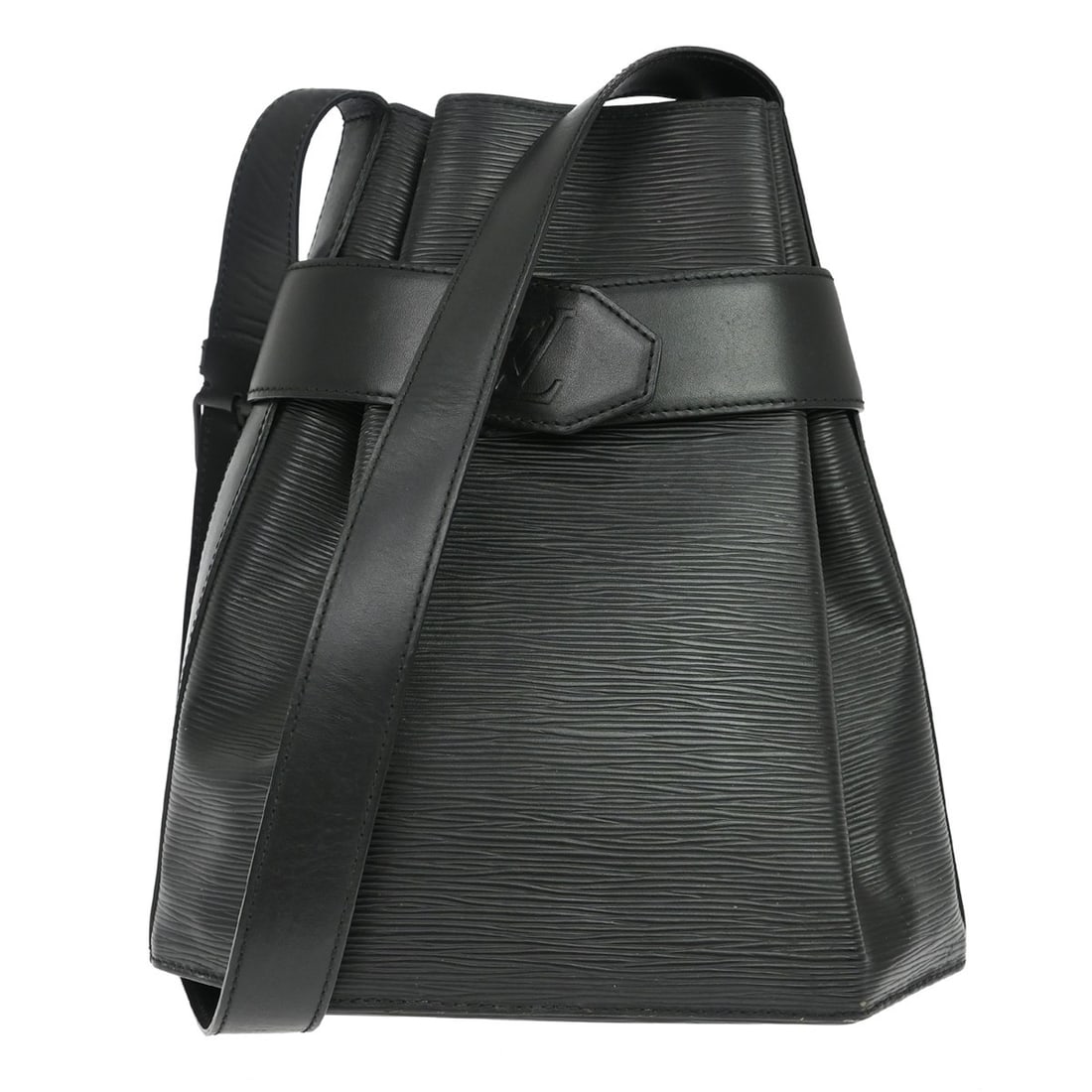 Louis Vuitton Sac Depaule PM Epi Leather Shoulder Bag: Louis Vuitton Sac Depaule PM Epi Leather Shoulder Bag This vintage Louis Vuitton Sac Depaule PM shoulder bag is crafted from signature black Epi leather with a matching black Alcantara lining. The med