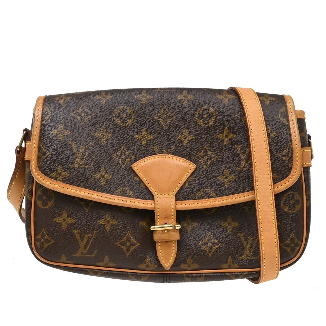 Louis Vuitton Sologne Monogram Canvas Shoulder Bag M42250: Louis Vuitton Sologne Monogram Canvas Shoulder Bag M42250 This vintage Louis Vuitton Monogram Sologne shoulder bag features the iconic monogram canvas with leather trim and gold-plated hardware. Desig