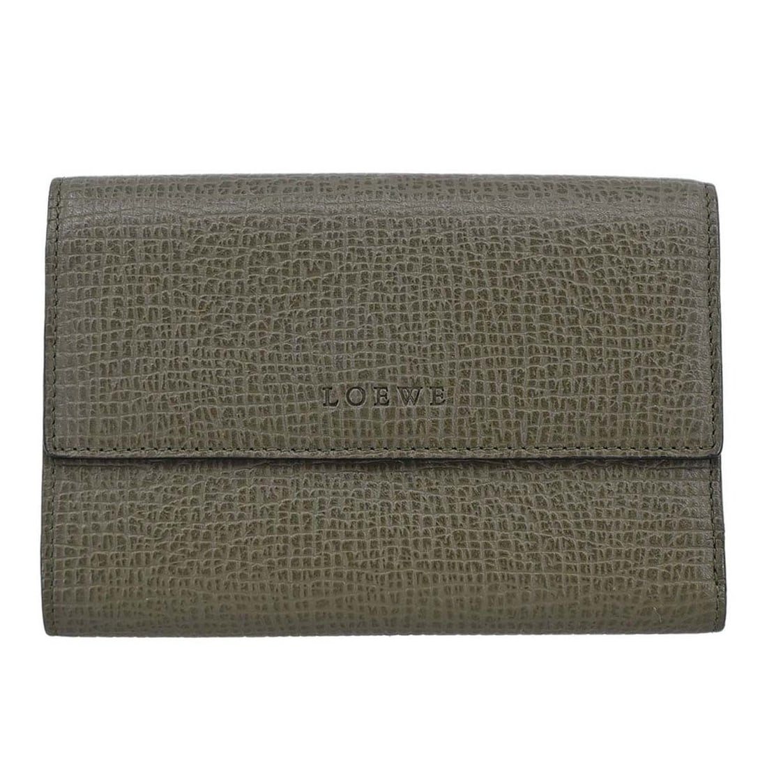 Loewe brown leather logo wallet: Loewe brown leather logo wallet This Loewe wallet is crafted from brown leather and features the brand's signature logo accent. Designed for women, it offers a stylish and functional accessory with a 