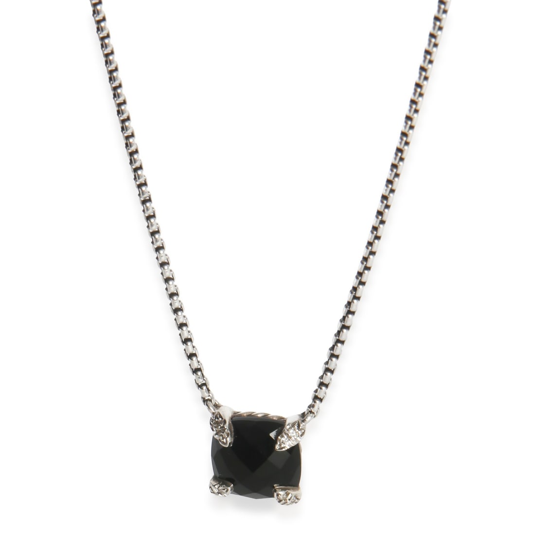 Sterling Silver Diamond Pendant from Petite Chatelaine Collection by David Yurman (1 of 2)