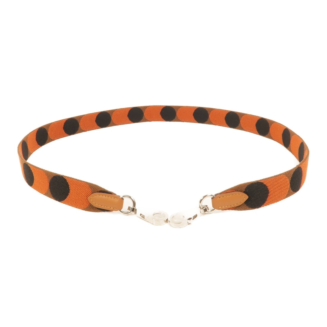Hermes Swift Leather Flipperball Shoulder Strap Gold Hardware: Hermes Swift Leather Flipperball Shoulder Strap Gold Hardware This Hermes Sangle Flipperball shoulder strap is crafted in Swift leather in a combination of Noisette, Cuivre, and Gold tones. Designed f