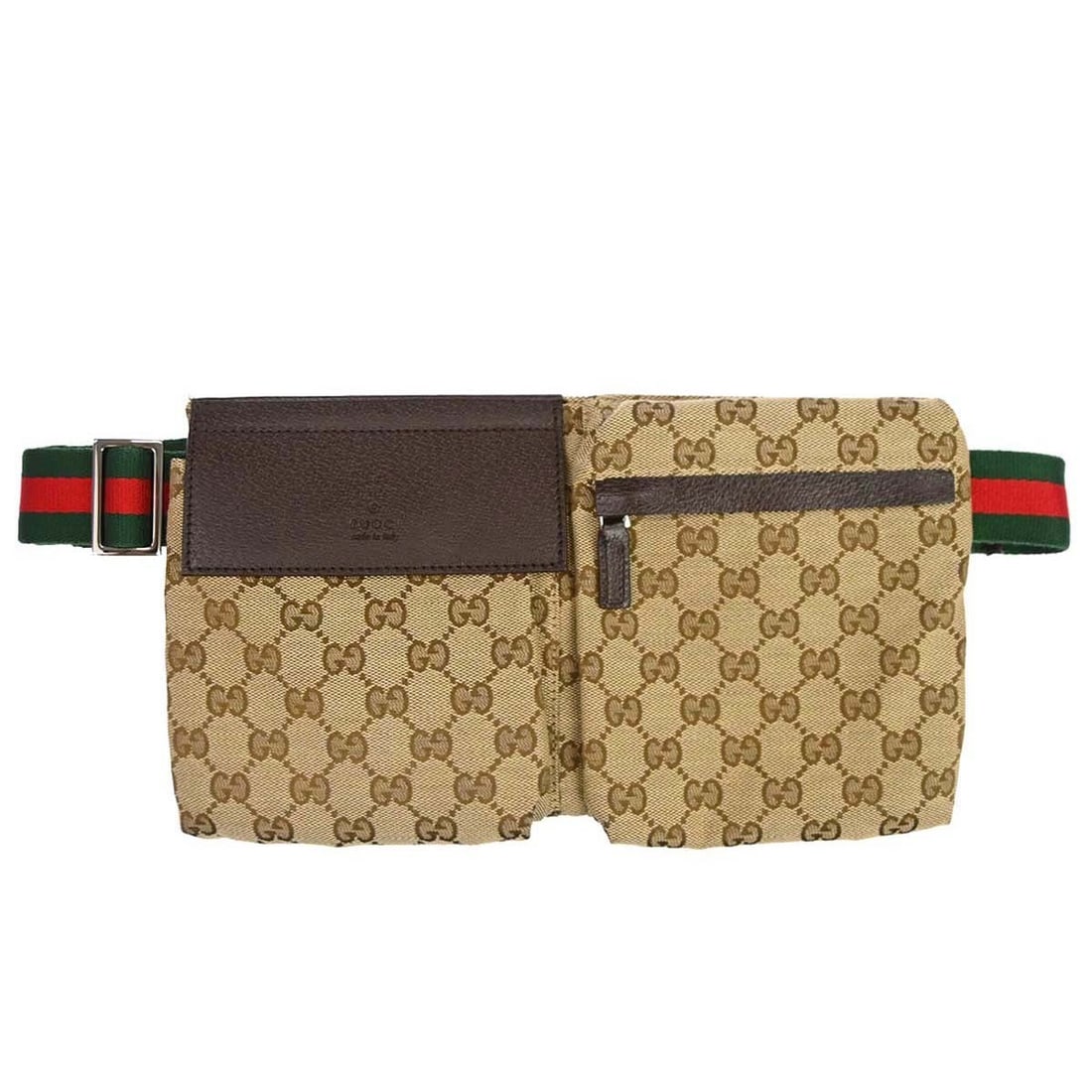 Gucci Sherry GG canvas belt bag beige brown: Gucci Sherry GG canvas belt bag beige brown This Gucci brown and beige canvas GG Sherry bum bag is designed for women and features the iconic GG pattern. Crafted from canvas leather, this small belt b