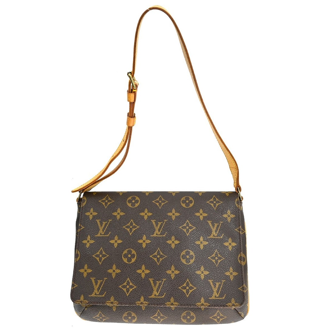 Louis Vuitton Musette Tango brown canvas shoulder bag: Louis Vuitton Musette Tango brown canvas shoulder bag This Louis Vuitton Musette Tango handbag features the iconic monogram canvas in brown, designed for women. The bag is crafted from durable canvas 
