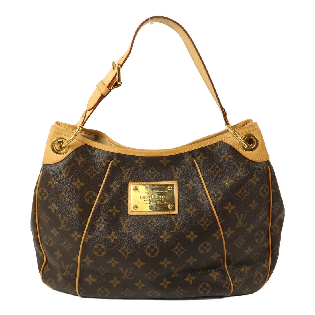 Louis Vuitton Galliera PM Monogram Brown Shoulder Bag GHW M56382: Louis Vuitton Galliera PM Monogram Brown Shoulder Bag GHW M56382 This Louis Vuitton Galliera PM shoulder bag features the iconic Monogram pattern in brown PVC coated canvas. Designed for women, it off