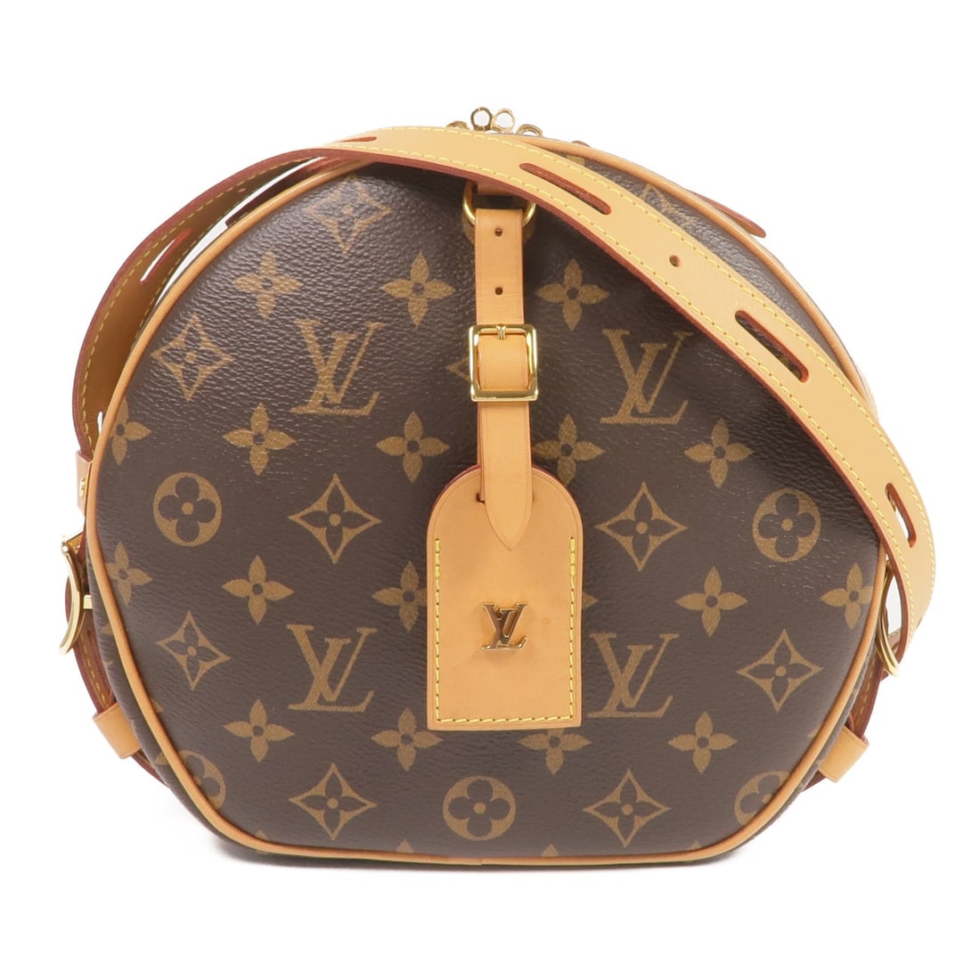 Boite Chapeau Souple Shoulder Bag by Louis Vuitton M45647 Monogram Brown: Boite Chapeau Souple Shoulder Bag by Louis Vuitton M45647 Monogram Brown This Louis Vuitton Boite Chapeau Souple shoulder bag features a classic brown monogram design in PVC coated canvas. The bag is 