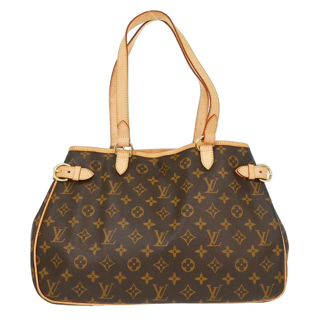 Louis Vuitton Monogram Batignolles Horizontal Tote Medium Brown: Louis Vuitton Monogram Batignolles Horizontal Tote Medium Brown This Louis Vuitton Batignolles Horizontal tote features the iconic monogram canvas with brown leather trim and gold-tone hardware. The m