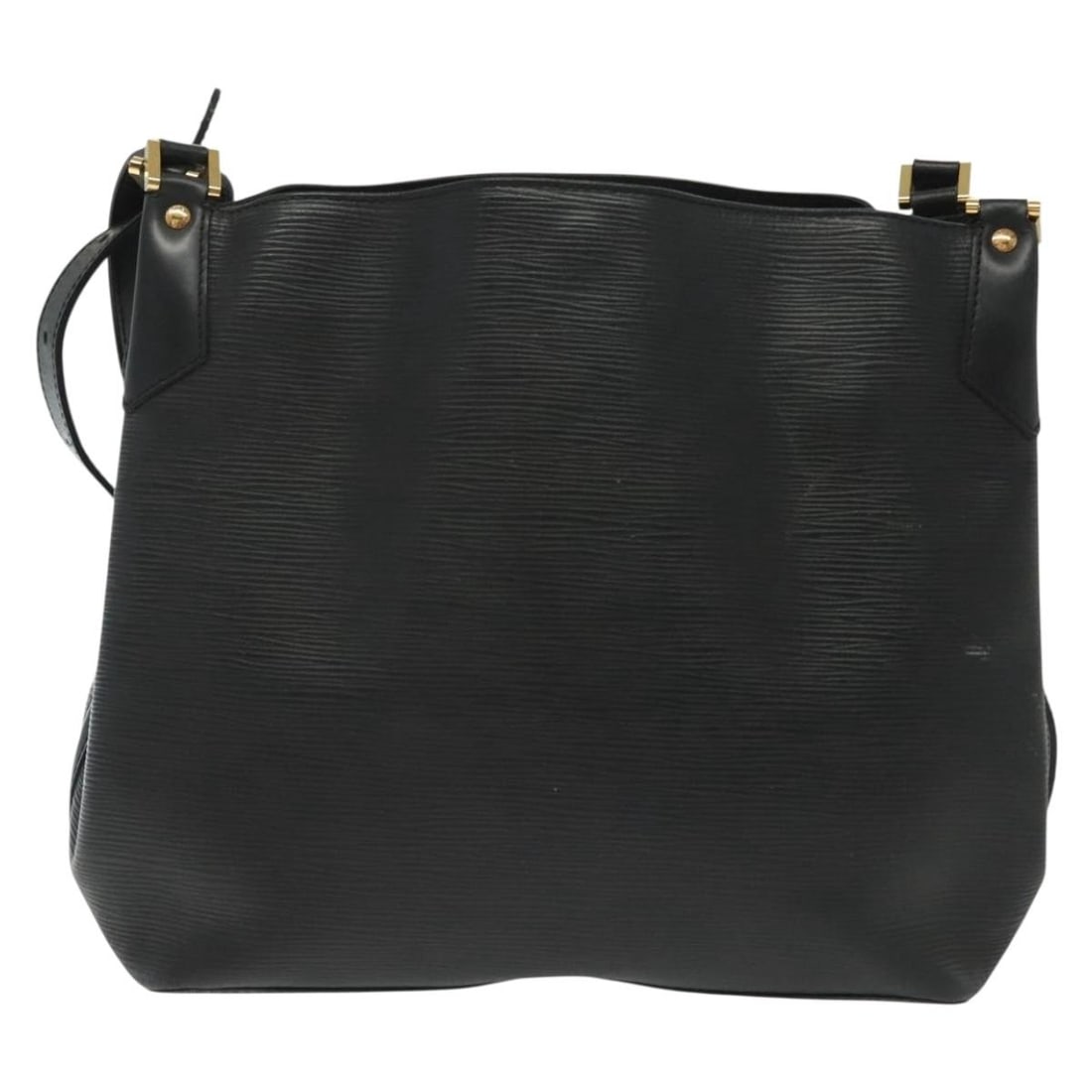 Louis Vuitton Mandara Epi Leather Black Handbag: Louis Vuitton Mandara Epi Leather Black Handbag This Louis Vuitton Mandara Handbag is crafted from black Epi leather and designed for women. The bag features a structured silhouette with a shoulder st