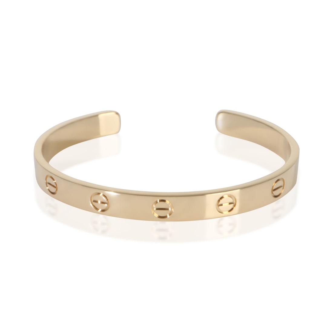 Cartier Love Cuff 18k Yellow Gold Bracelet (1 of 6)