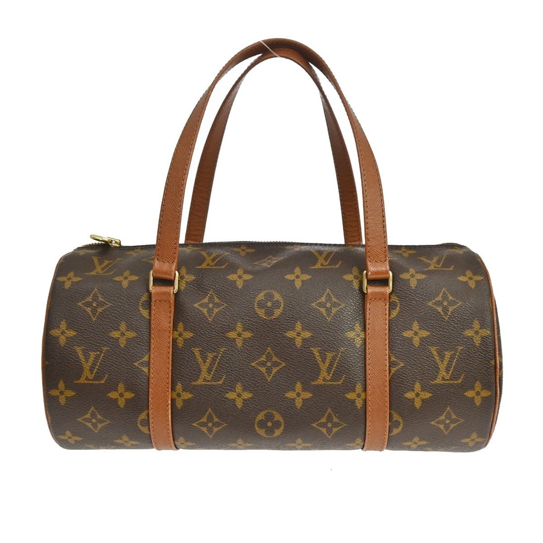 Louis Vuitton Monogram Canvas Papillon Handbag: Louis Vuitton Monogram Canvas Papillon Handbag This Louis Vuitton Papillon Handbag features the iconic monogram canvas in brown, designed for women. The bag is crafted from durable canvas and was made