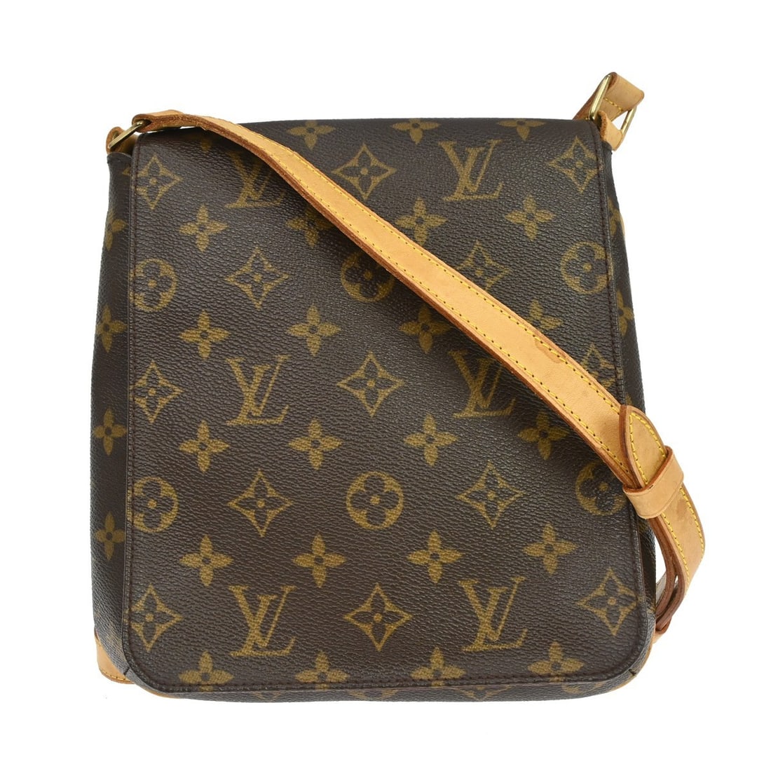 Louis Vuitton Musette Salsa monogram canvas shoulder bag: Louis Vuitton Musette Salsa monogram canvas shoulder bag This Louis Vuitton Musette Salsa long shoulder bag features the brand's iconic monogram canvas exterior with brown leather shoulder strap and t