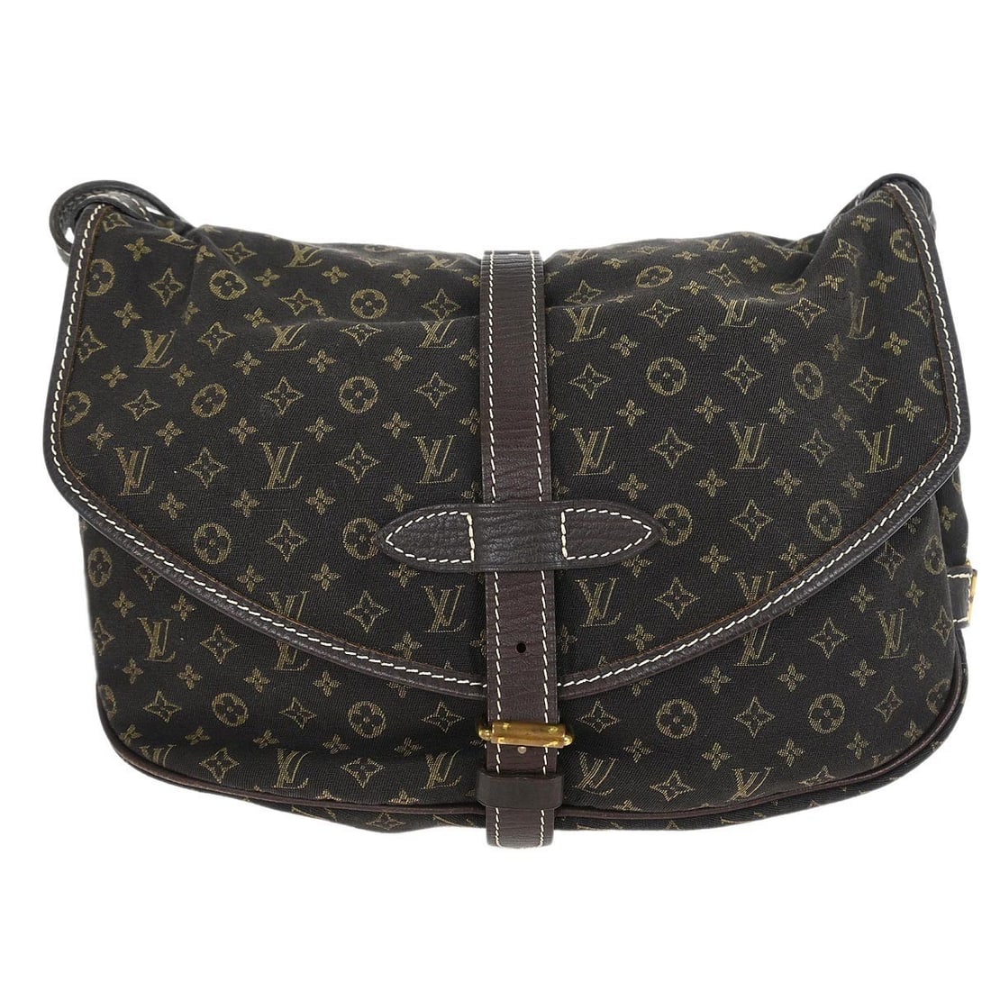 Louis Vuitton Saumur 30 Monogram Mini Lin Shoulder Bag: Louis Vuitton Saumur 30 Monogram Mini Lin Shoulder Bag This Louis Vuitton Saumur 30 shoulder bag features the signature Monogram Mini Lin canvas with leather trim. Designed in a medium size, it offers