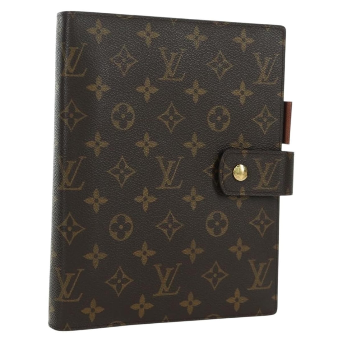 Monogram Canvas GM Agenda Day Planner Cover by Louis Vuitton R20006: Monogram Canvas GM Agenda Day Planner Cover by Louis Vuitton R20006 This Louis Vuitton Monogram Agenda GM Day Planner Cover is crafted from signature Monogram canvas and is designed for women. The cov
