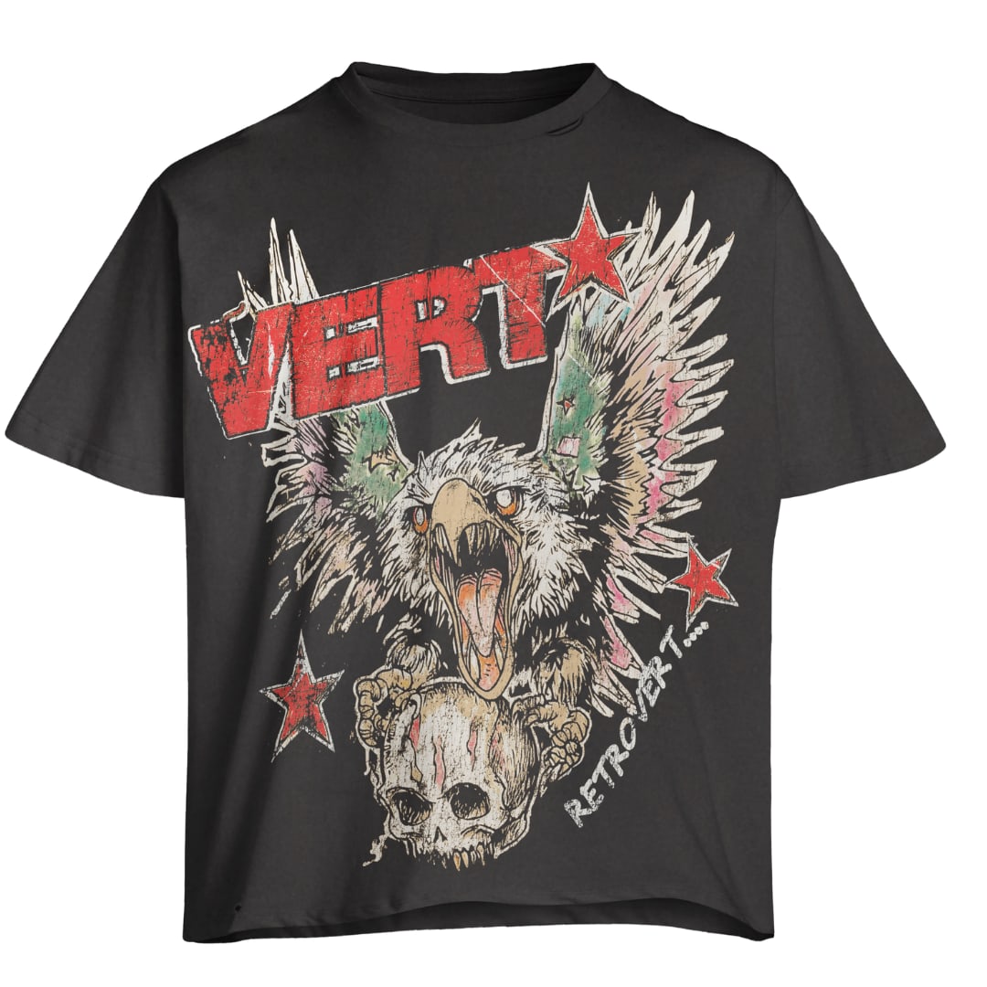 Falcon Graphic Black Cotton Tee Extra Large (1 of 1)