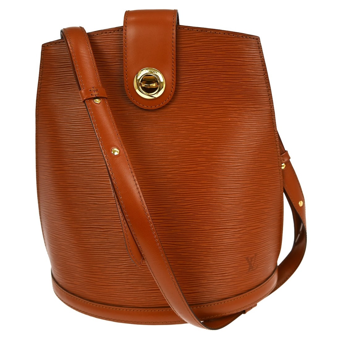 Louis Vuitton Cluny Brown Epi Leather Shoulder Bag: Louis Vuitton Cluny Brown Epi Leather Shoulder Bag This Louis Vuitton Cluny shoulder bag features the signature brown Epi leather exterior, complemented by an adjustable shoulder strap and a secure lo