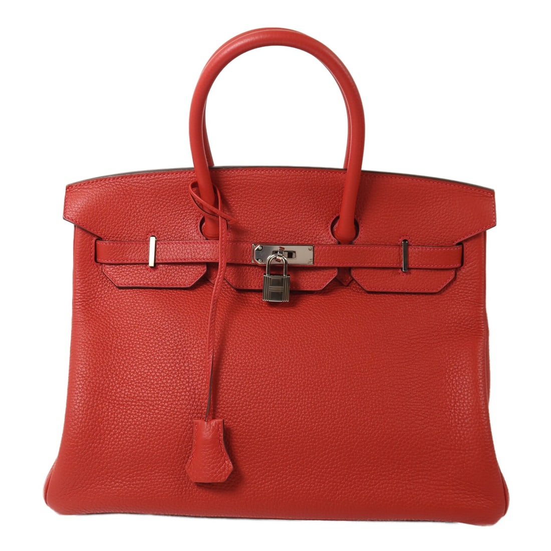 Hermes Birkin 35 Rouge Casaque Taurillon Clemence Leather Handbag (1 of 15)