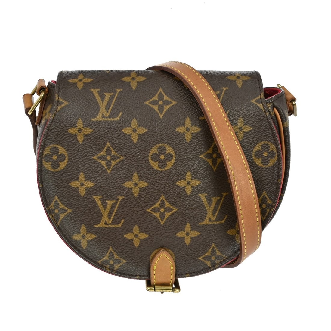 Louis Vuitton Tambourine Monogram Canvas Brown Handbag: Louis Vuitton Tambourine Monogram Canvas Brown Handbag This Louis Vuitton Tambourine Handbag features the brand's iconic monogram canvas in brown. Designed for women, it is crafted in France and showc