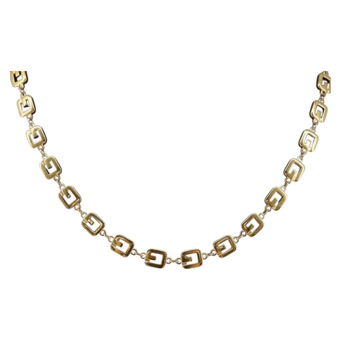 GIVENCHY Gold Tone Metal Necklace (1 of 12)