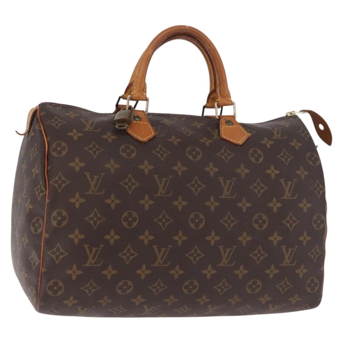 Louis Vuitton Speedy Monogram Canvas Handbag: Louis Vuitton Speedy Monogram Canvas Handbag This Louis Vuitton Speedy Handbag features the iconic monogram canvas in brown, designed for female use. Made in France, the bag is in good overall conditi