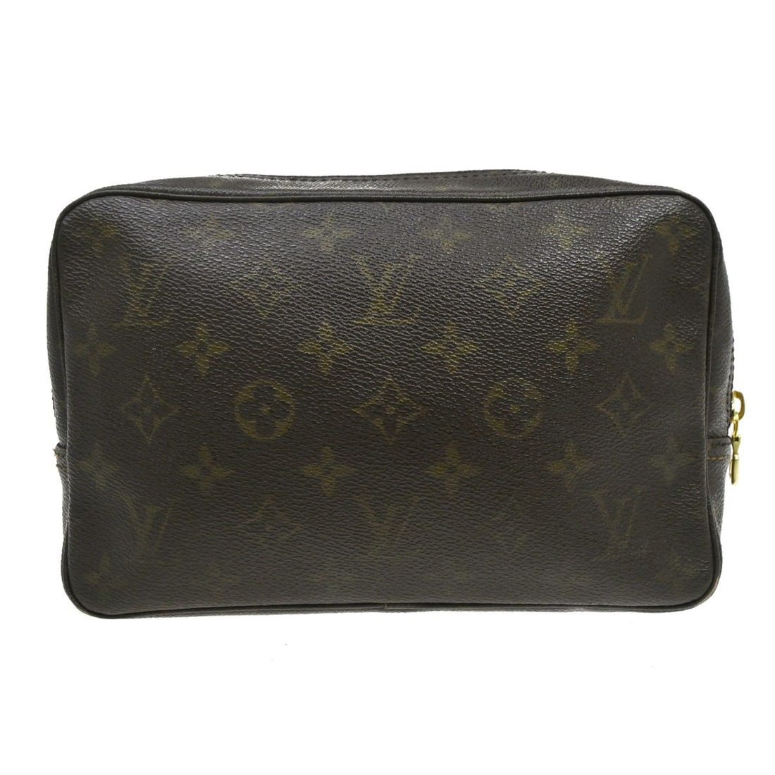 Louis Vuitton Monogram Canvas Trousse Toilette Pouch: Louis Vuitton Monogram Canvas Trousse Toilette Pouch This Louis Vuitton Trousse Toilette is crafted from the brand's signature Monogram canvas in brown. Designed as a unisex toiletry pouch, it feature