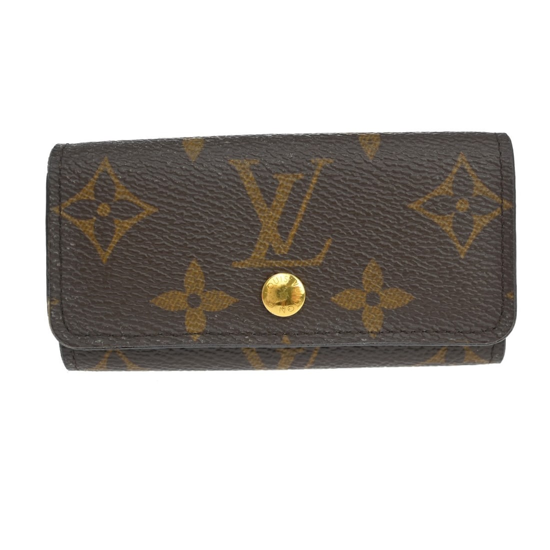 Louis Vuitton Monogram 4 Key Holder M62631 Leather Brown (1 of 9)
