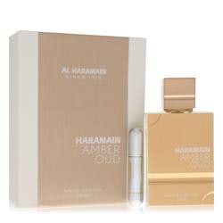 Al Haramain Amber Oud White Edition Eau De Parfum Spray (Unisex) By Al Haramain: Al Haramain Amber Oud White Edition Eau De Parfum Spray (Unisex) By Al Haramain Al Haramain Amber Oud White Edition Cologne by Al Haramain Size: 6.7 oz Eau De Parfum Spray PLEASE NOTE: Framed, Large, 