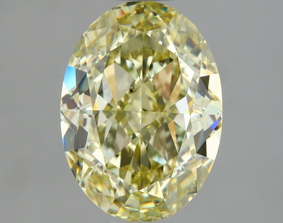 Loose Diamond - OVAL 2.55ct Fancy Light Brownish Greenish Yellow VS1: Loose Diamond - OVAL 2.55ct Fancy Light Brownish Greenish Yellow VS1 Source: Natural Shape: OVAL Carats: 2.55 Color: Fancy Light Brownish Greenish Yellow Certification: GIA Video: