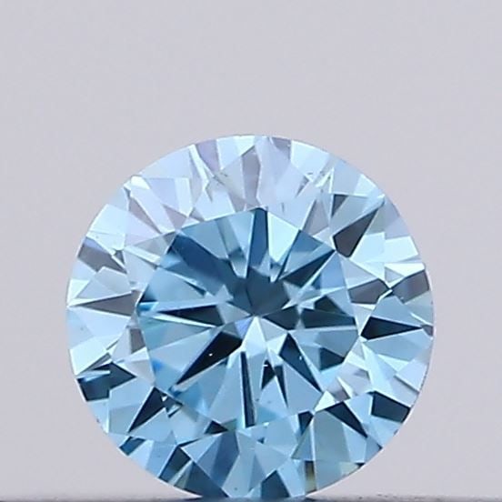 Loose Diamond - ROUND 0.12ct Fancy Vivid Blue VS1: Loose Diamond - ROUND 0.12ct Fancy Vivid Blue VS1 Source: This is a real non-mined Diamond that has been grown in a lab Shape: ROUND Carats: 0.12 Color: Fancy Vivid Blue Certification: IGI Video: