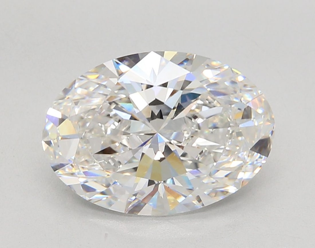 Loose Diamond - OVAL 5.05ct F VVS2: Loose Diamond - OVAL 5.05ct F VVS2 Source: This is a real non-mined Diamond that has been grown in a lab Shape: OVAL Carats: 5.05 Color: F Clarity: VVS2 Certification: IGI Video: