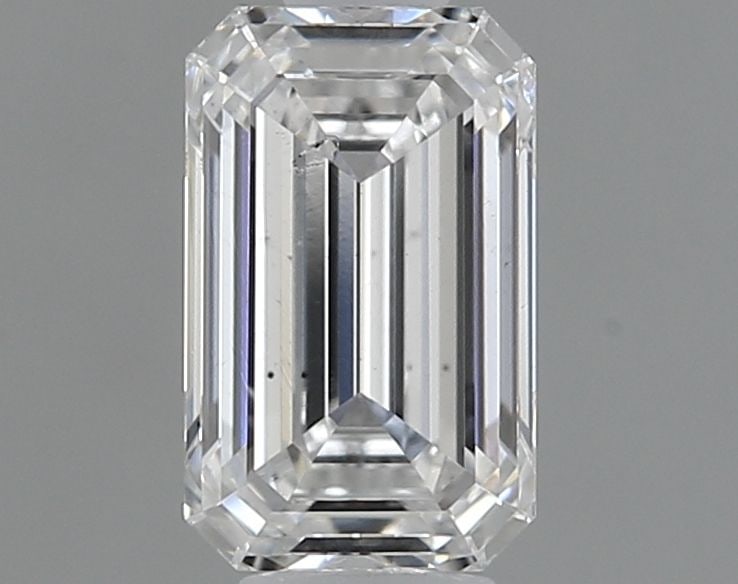 Loose Diamond - EMERALD 0.51ct E VS2: Loose Diamond - EMERALD 0.51ct E VS2 Source: This is a real non-mined Diamond that has been grown in a lab Shape: EMERALD Carats: 0.51 Color: E Clarity: VS2 Certification: IGI PLEASE NOTE: Framed, Lar