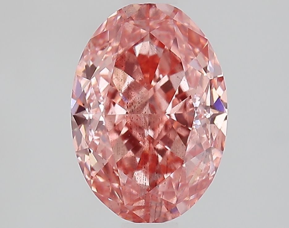 Loose Diamond - OVAL 1.89ct Fancy Vivid Pink SI1: Loose Diamond - OVAL 1.89ct Fancy Vivid Pink SI1 Source: This is a real non-mined Diamond that has been grown in a lab Shape: OVAL Carats: 1.89 Color: Fancy Vivid Pink Certification: IGI Video: