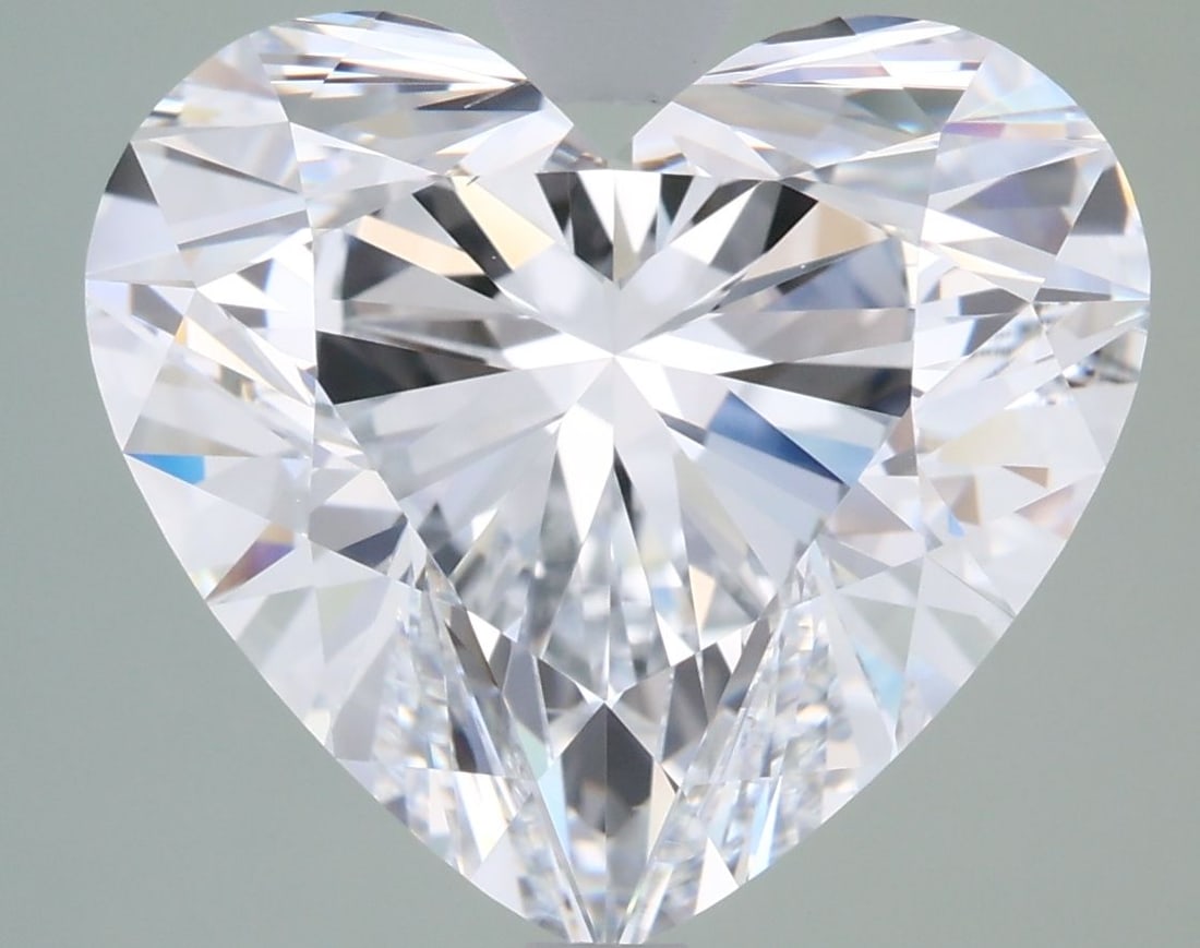 Loose Diamond - HEART 5.34ct D VS2: Loose Diamond - HEART 5.34ct D VS2 Source: This is a real non-mined Diamond that has been grown in a lab Shape: HEART Carats: 5.34 Color: D Clarity: VS2 Certification: IGI Video: