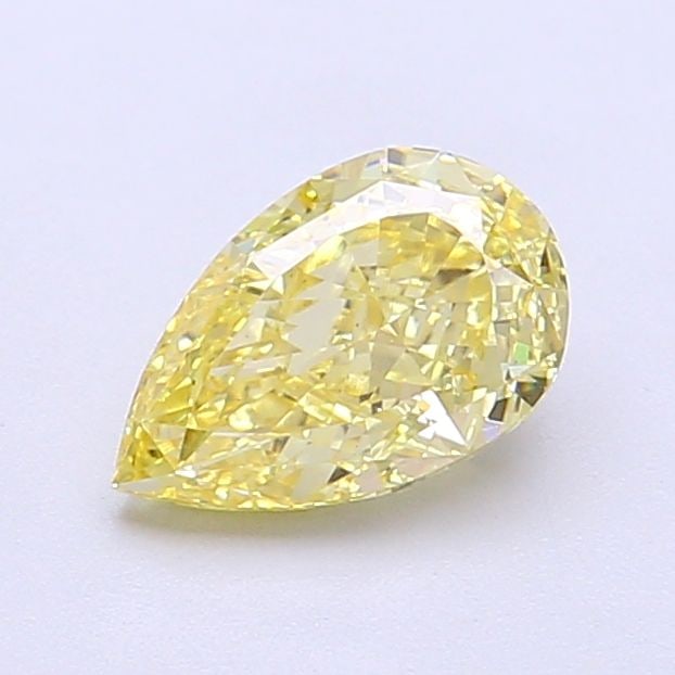 Loose Diamond - PEAR 1.0ct Fancy Intense Yellow VS1: Loose Diamond - PEAR 1.0ct Fancy Intense Yellow VS1 Source: This is a real non-mined Diamond that has been grown in a lab Shape: PEAR Carats: 1.0 Color: Fancy Intense Yellow Certification: IGI Video: