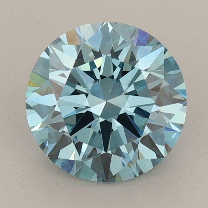 Ideal Loose Diamond - ROUND 1.68ct Fancy Vivid Blue VS1: Ideal Loose Diamond - ROUND 1.68ct Fancy Vivid Blue VS1 Source: This is a real non-mined Diamond that has been grown in a lab Shape: ROUND Carats: 1.68 Color: Fancy Vivid Blue Certification: IGI Video
