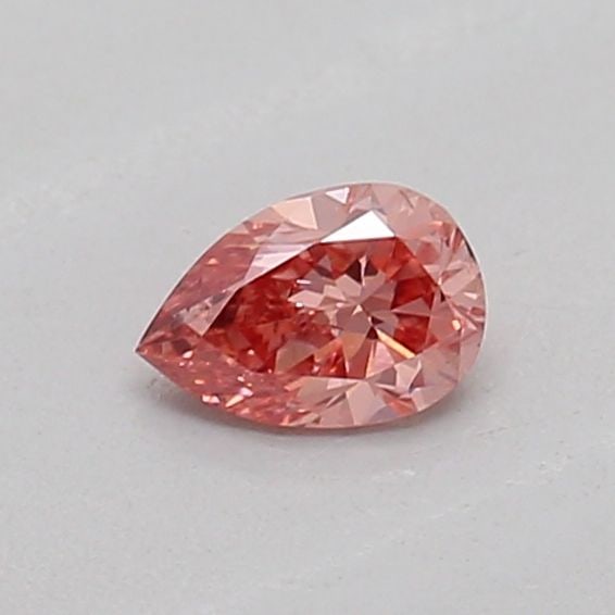 Loose Diamond - PEAR 0.14ct Fancy Vivid Pink VS2: Loose Diamond - PEAR 0.14ct Fancy Vivid Pink VS2 Source: This is a real non-mined Diamond that has been grown in a lab Shape: PEAR Carats: 0.14 Color: Fancy Vivid Pink Certification: IGI PLEASE NOTE: 