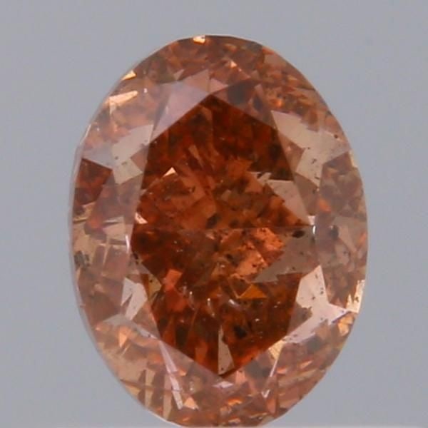 Loose Diamond - OVAL 0.5ct Fancy Brown Orange I1: Loose Diamond - OVAL 0.5ct Fancy Brown Orange I1 Source: Natural Shape: OVAL Carats: 0.5 Color: Fancy Brown Orange Certification: GIA Video: