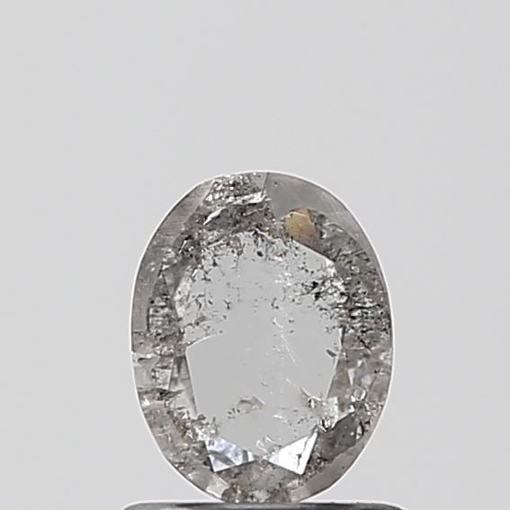 Loose Diamond - OVAL 0.48ct Salt and Pepper VVS2: Loose Diamond - OVAL 0.48ct Salt and Pepper VVS2 Source: Natural Shape: OVAL Carats: 0.48 Color: Salt and Pepper Certification: NONE Video: