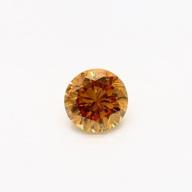 Loose Diamond - ROUND 0.2ct Fancy Deep Orange Yellow SI1: Loose Diamond - ROUND 0.2ct Fancy Deep Orange Yellow SI1 Source: Natural Shape: ROUND Carats: 0.2 Color: Fancy Deep Orange Yellow Certification: GIA Video: Video Link PLEASE NOTE: Framed, Large, or