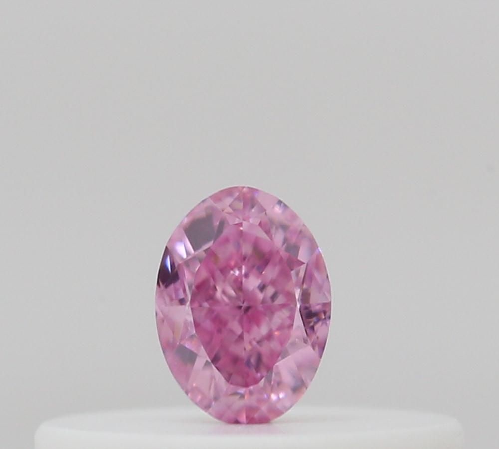Loose Diamond - OVAL 0.11ct Fancy Vivid Purplish Pink: Loose Diamond - OVAL 0.11ct Fancy Vivid Purplish Pink Source: Natural Shape: OVAL Carats: 0.11 Color: Fancy Vivid Purplish Pink Certification: GIA PLEASE NOTE: Framed, Large, or heavy items do not hav
