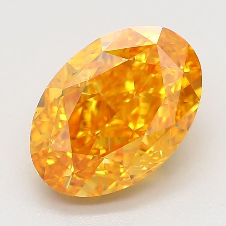 Loose Diamond - OVAL 1.07ct Fancy Vivid Yellowish Orange SI2 (1 of 1)