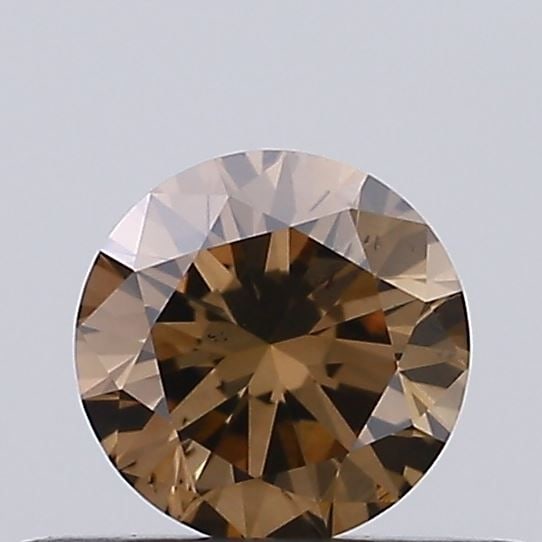 Loose Diamond - ROUND 0.3ct Fancy Brown SI1: Loose Diamond - ROUND 0.3ct Fancy Brown SI1 Source: Natural Shape: ROUND Carats: 0.3 Color: Fancy Brown Certification: NONE Video: